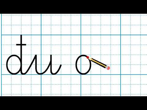 Hướng dẫn viết từ đu đủ cỡ nhỡ