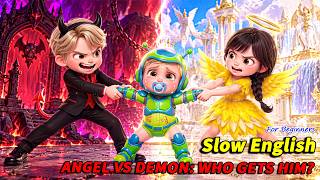 Download lagu Henry and Lily Became an Angel and Demon... THEN They Fought Over Baby Leo! 😱🤖 | Slow English (A2) mp3 Download lagu Henry and Lily Became an Angel and Demon... THEN They Fought Over Baby Leo! 😱🤖 | Slow English (A2) mp3