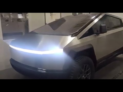BREAKING: Cybertruck preproduction Alpha spotted at Gigafactory Texas !