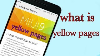 yellow pages feature how to use