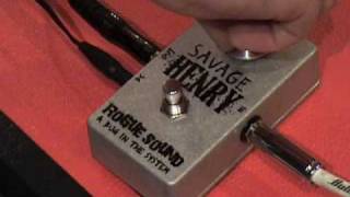 Rogue Sound SAVAGE HENRY explosive fuzz box of fun guitar effects pedal demo