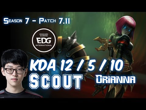 EDG Scout ORIANNA vs VIKTOR Mid - Patch 7.11 KR Ranked