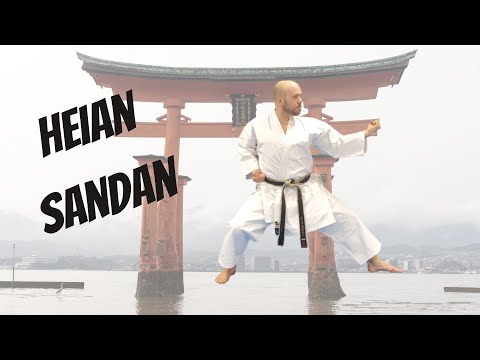 Karate lernen I Kata Heian Sandan [Shotokan Grüngurt Prüfungsprogramm] (6. Kyu, DKV)