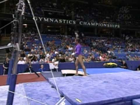 Tasha Schwikert - Uneven Bars - 2002 U.S. Gymnastics Championships - Women - Day 2