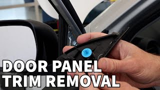 Door Trim Panel Removal & Replacement