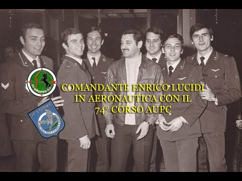 Commander Enrico Lucidi in the Air Force with the 74th AUPC Course (video 1)