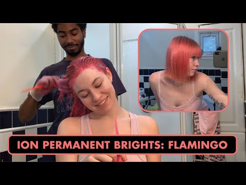DYING MY HAIR AT HOME | Ion Permanent Brights in...