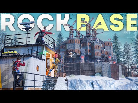 We Made The BIGGEST Rock Base - Rust