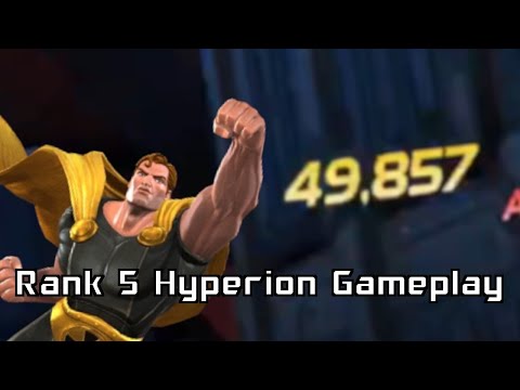 Rank 5 5* Hyperion Gameplay!!! | INSANE Damage!!! | MCOC