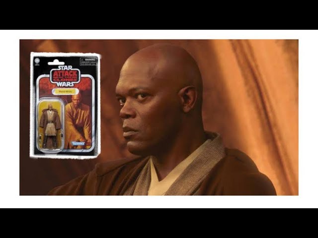 Vídeo relacionado con Star Wars Hasbro colección Vintage - Juguete Mace Windu VC35 a Escala de 9,5 cm Ataque de los Clones - Figura de acción - Edad: 4 F4495
