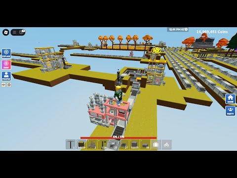 EP#11 - [FunzPlayz] - Steel Factory + F2P + Grinding All! in Roblox : Islands 👩‍🌾