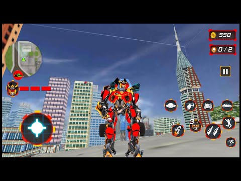 Grand Robot Car Transform 3D Game - Android Gameplay