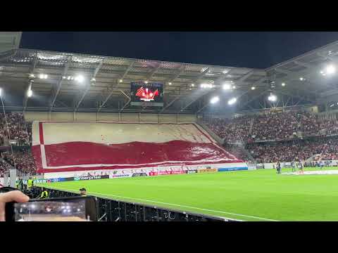 Choreo bei Sc Freiburg - Qarabag Adam ( Europa League)