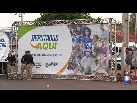 PROGRAMA "DEPUTADOS AQUI" CHEGA ATÉ A CIDADE DE RIALMA (GO) COM SERVIÇOS GRATUITOS Á POPULAÇÃO