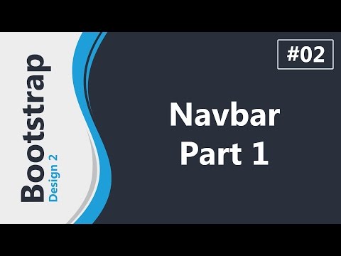Twitter Bootstrap 3 Design 2 In Arabic #02 - Creating Navbar Part 1
