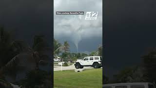 Funnel cloud spotted above Port St. Lucie neighborhood amid tornado warning