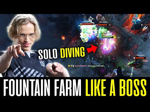 Topson LESHRAC - Fountain Farming Like a BOSS! DOTA 2