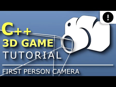 C++ 3D Game Tutorial 14: Creating 3D Graphics Engine - First Person Camera