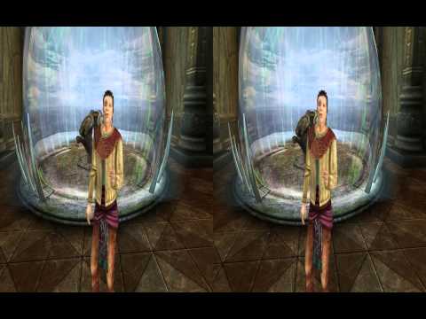 3D Stereo Game Play Myst V  End of Ages