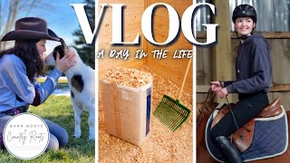SPEND THE DAY ON OUR FARM: TRAINING, RIDING, CHORES, & PLAY | VLOG