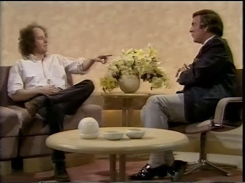Steven Wright 1990s UK TV stand-up and subversive interview