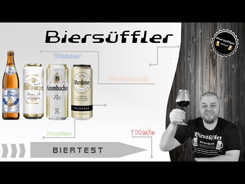 Biersüffler - Pils Bier Direktvergleichstest Nr. 1 (Dosen)