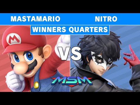 MSM 204 - POW | Mastamario (Mario) Vs Nitro (Joker) Winners Quarters - Smash Ultimate
