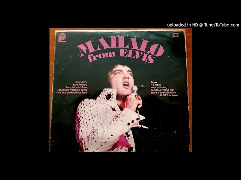 ELVIS PRESLEY - One Broken Heart For Sale , MAHALO FROM ELVIS, ORIGINAL Vinyl, LP, 1978.