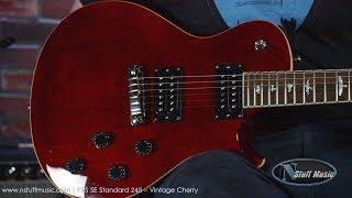 Video thumbnail for PRS SE Standard 245 - Vintage Cherry by N Stuff Music