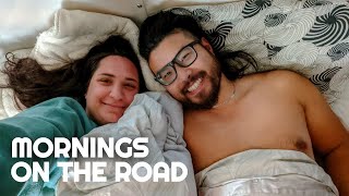Van Life Morning Routine in Quebec Rest Stop | Canadian East Coast Road Trip | Van Life Canada