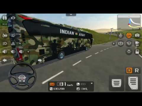 #BUS SIMULATOR INDONESIA #INDIAN ARMY BUS DRIVING  #game playing