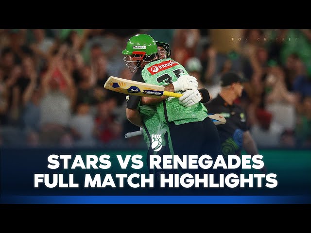 Melbourne Stars vs Melbourne Renegades | Full Match Highlights I 04/01/25 | BBL | Fox Cricket