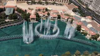 Bellagio Fountains - Tiësto Footprints/Rocky/Red Lights