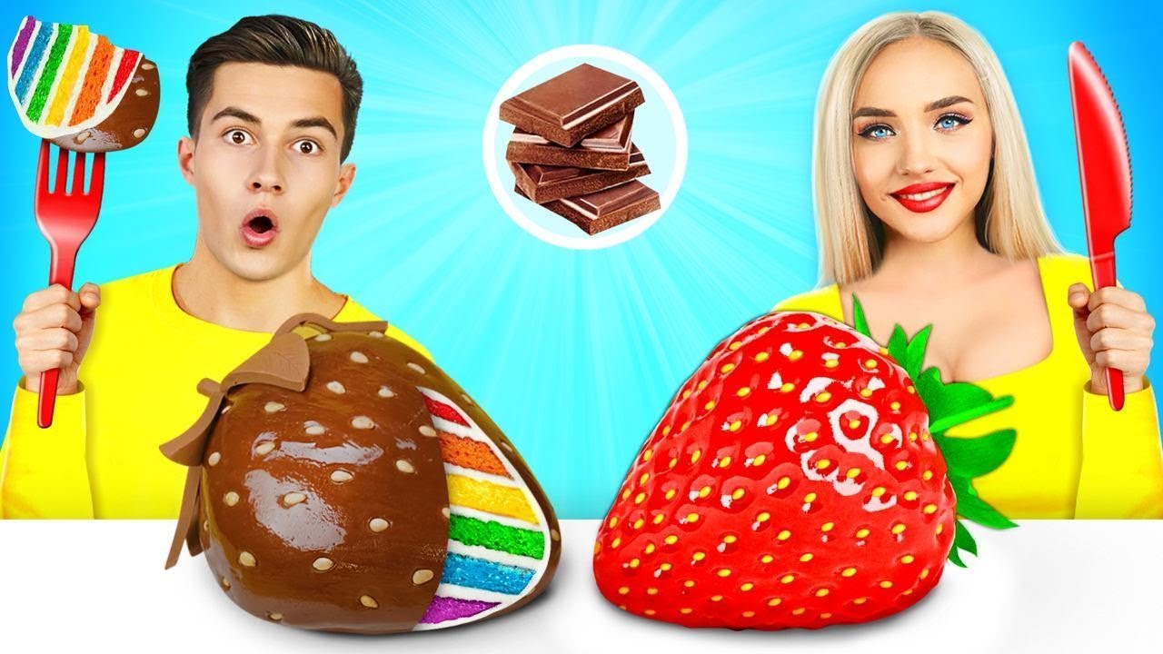 【チョコレート vs リアルフードチャレンジ】 24時間ケーキと勝負！ by RATATA CHALLENGE