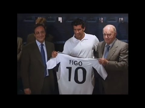 Real Madrid/Florentino Pérez signing Luís Figo from Barcelona [July 2000]