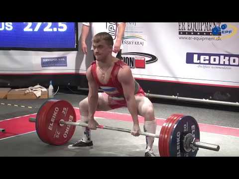 Konstantin Danilov - 777.5kg 2nd Place 66kg - European Open Powerlifting Championship 2018