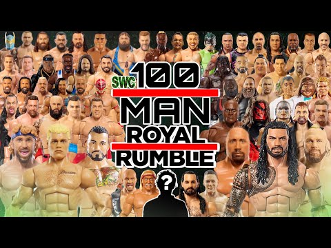 100-Man Royal Rumble WWE Action Figure Match! FULL MATCH! 100K Subscriber Special