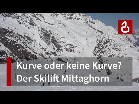 Schlepplift Mittaghorn in Saas-Fee | Mit oder ohne Kurve?