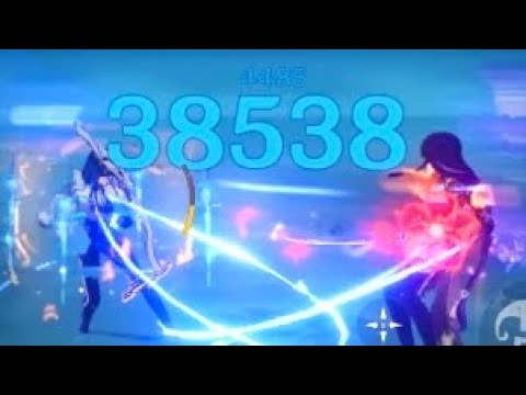 C0 Hu Tao X Yelan One-Phase Raiden Shogun