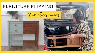 Furniture Flipping For Beginners - How to SOURCE, REFINISH & SELL on Facebook Marketplace 2021