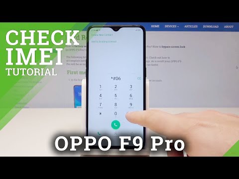 How to Find IMEI Number in OPPO F9 Pro - IMEI and Serial Number Info