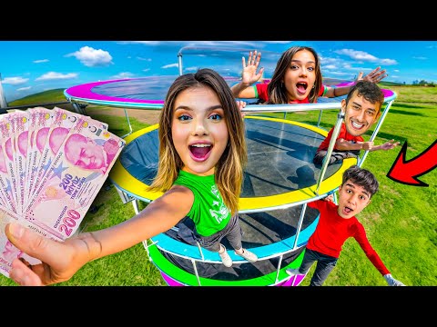 TRAMBOLİN KULESİNDEN SON ÇIKAN KAZANIR !? | Sıla Dündar Ahmet Can Dündar Feride Özdinç Mert Eren