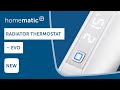 Video produktu Homematic IP HmIP-eTRV-E termostatická hlavica Evo