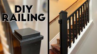 I built my own stair railing