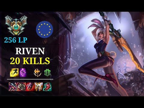 Riven Top vs Camille - 20 kills - S04 Broken Blade EUW Grandmaster (256 LP) Patch 11.3