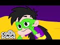 Undercover VILLAIN Infiltrates COOL SCHOOL CHEATERS NEVER WIN Vs SUPER DREW Kids Cartoons