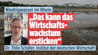 RHEIN: Niedrigster Pegel seit 500 Jahren erwartet wegen anhaltender Hitze! | Vertraulich-Clips
