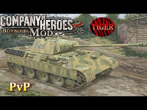 CoH Blitzkrieg Mod PvP _ 1v1 Gameplay - Don Carlos #1