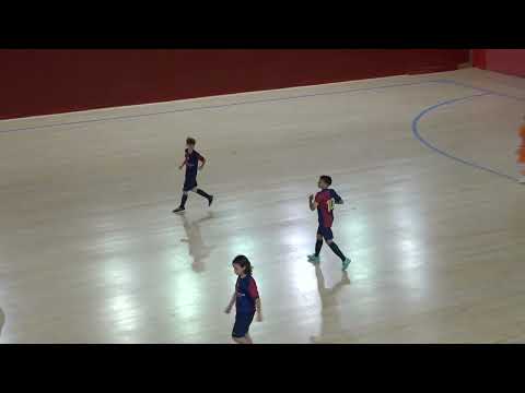 Resum Barça 2 - 1 Industrias Santa Coloma (Divisió d'Honor Aleví FS (Jornada 4))