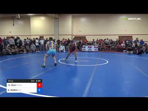 2018 Marine Corps US Open/UWW Junior Freestyle 65 Rnd Of 16 - Kanen Storr (TMWC) Vs. Gavin Sutton
